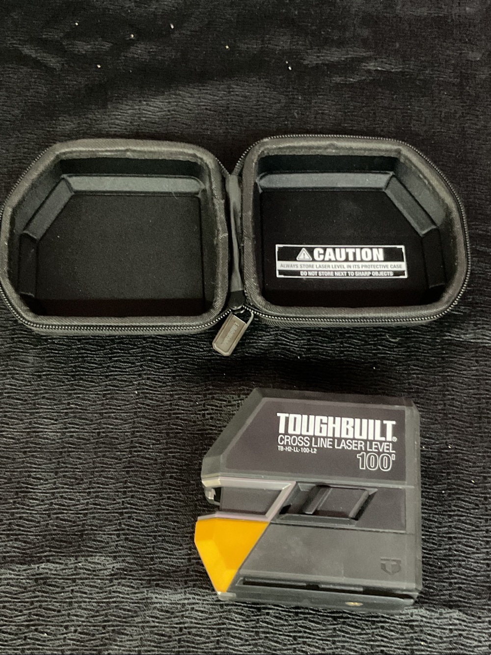 100' Cross Line Laser Level - Black and Yellow